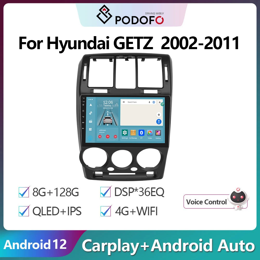 Podofo 2Din Android 12 Car Radio Multimidia Video Player For Hyundai GETZ 2002-2011 GPS Navigation 2din Carplay Auto Stereo
Podofo 2Din Android 12 Car Radio Multimidia Video Player For Hyundai GETZ 2002-2011 GPS Navigation 2din Carplay Auto Stereo