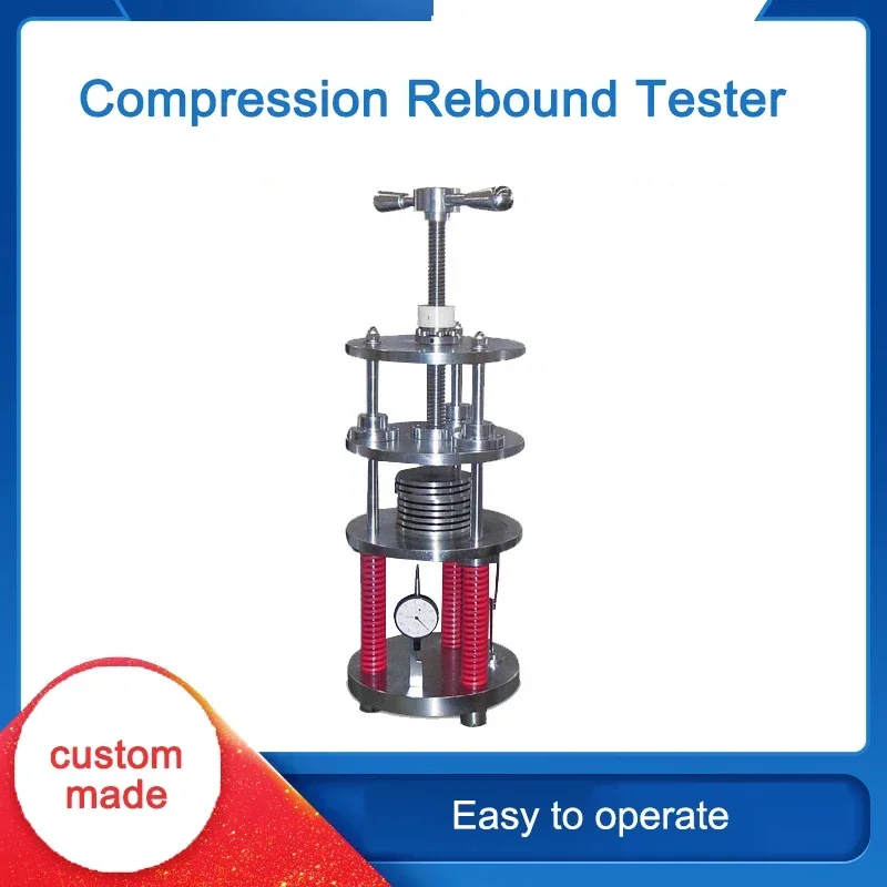 Rubber compression rebound tester sponge rubber foam products tensile pressure rebound coefficient rebound rate tester
Rubber compression rebound tester sponge rubber foam products tensile pressure rebound coefficient rebound rate tester