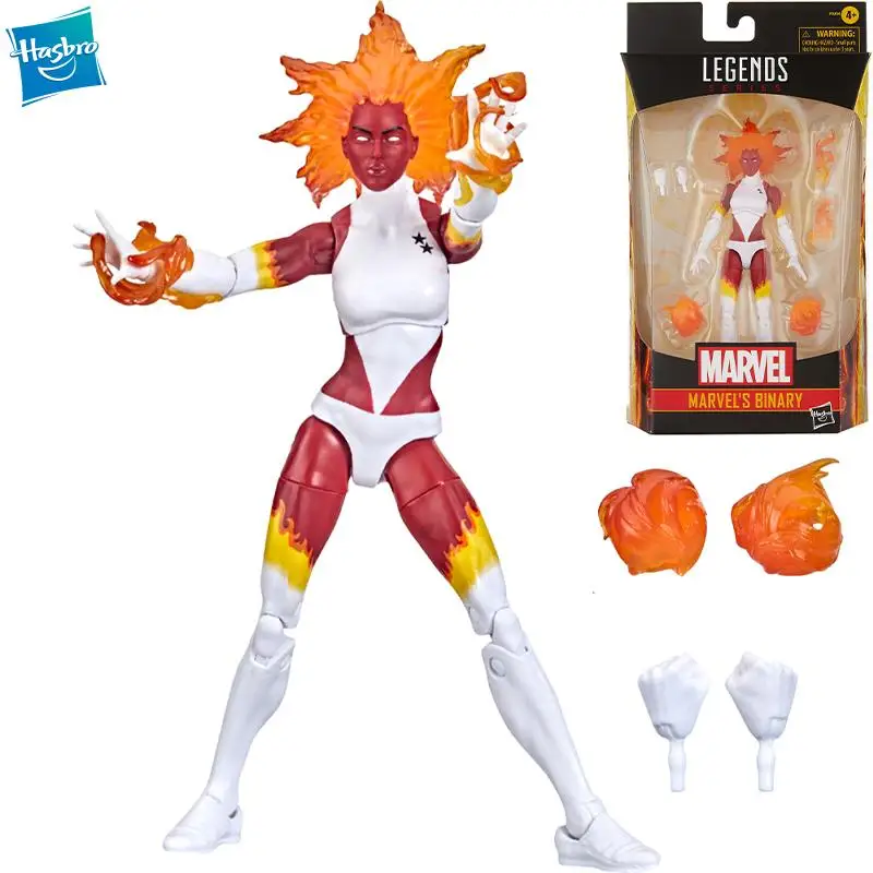 Marvel Hasbro Legends Series 6 Inch Scale Binary Action Figure with Premium Design and 6 Accessories Collectible Authentic New
Marvel Hasbro Legends Series 6 Inch Scale Binary Action Figure with Premium Design and 6 Accessories Collectible Authentic New