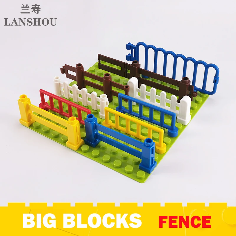 Big Size Building Blocks Farm Garden Zoo Fence Construction Accessories Compatible Large Bricks Children Moc Assembly Toys Gift
Big Size Building Blocks Farm Garden Zoo Fence Construction Accessories Compatible Large Bricks Children Moc Assembly Toys Gift