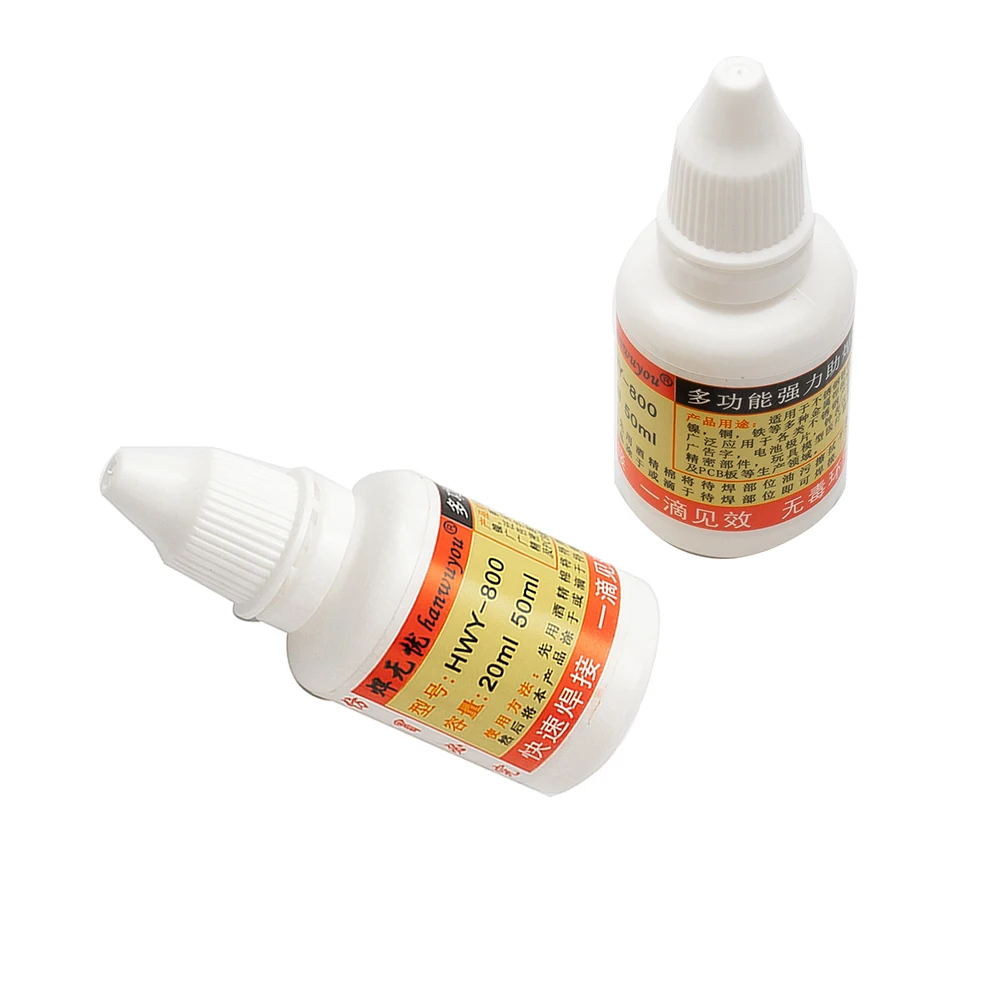 2 Bottles Stainless Steel Flux Quick Welding Solder Tool Soldering Paste Practical Durable High Quality Useful
2 Bottles Stainless Steel Flux Quick Welding Solder Tool Soldering Paste Practical Durable High Quality Useful