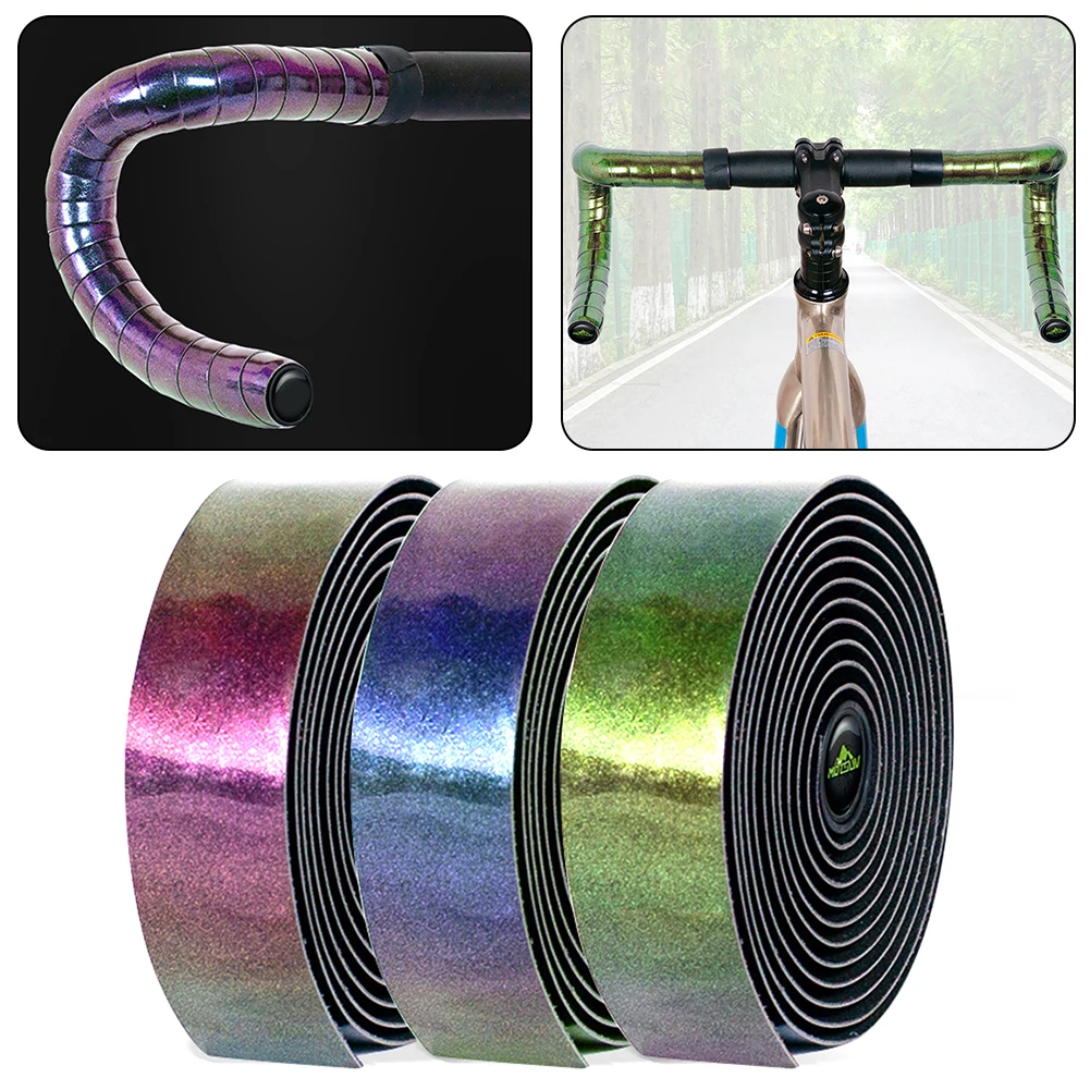 Bicycle Handlebar Tape Reflective Road Bike Riding Handlebar Wrap Tape Pair Aurora Color Changing EVA Handle Wrap
Bicycle Handlebar Tape Reflective Road Bike Riding Handlebar Wrap Tape Pair Aurora Color Changing EVA Handle Wrap
