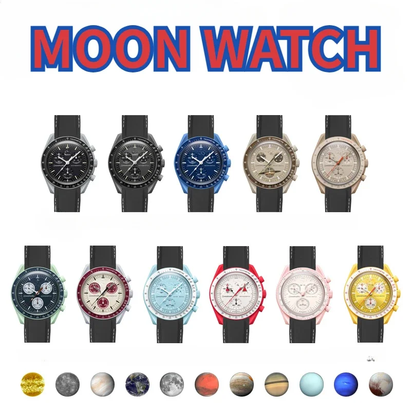 

Explore Planet Original Watch Chronograph Moon Watches for Men Luxury Quartz Moonwatch Clock AAA Wrist Watches for Men Automatic