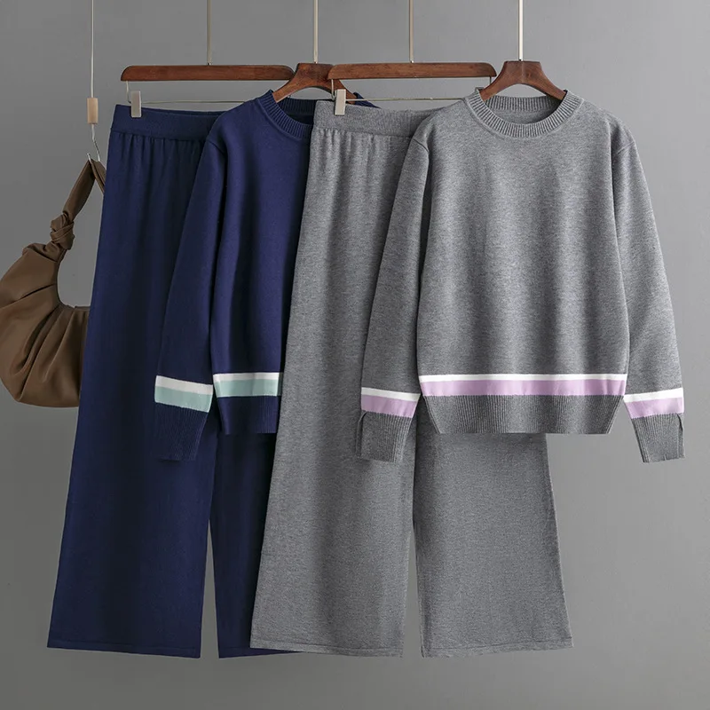 Two Piece Sets Womens Outifits Sweatshirts Grey Color Winter Autumn Pullovers and Trousers Clothes Suits
Two Piece Sets Womens Outifits Sweatshirts Grey Color Winter Autumn Pullovers and Trousers Clothes Suits