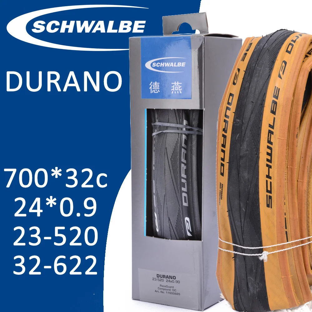 

24x0.9 28x1.25 SCHWALBE DURANO FOLDABLE 23-520 32-622 ROAD BICYCLE TIRE TYRE 24INCH