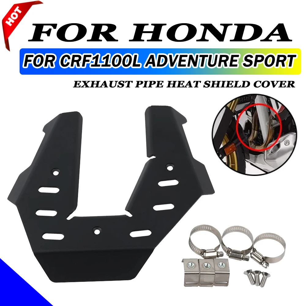 

For Honda CRF 1100 L AFRICA TWIN CRF1100L Adventure Sport DCT 2020 2021 2022 2023 Exhaust Pipe Guard Heat Shield Cover Protector