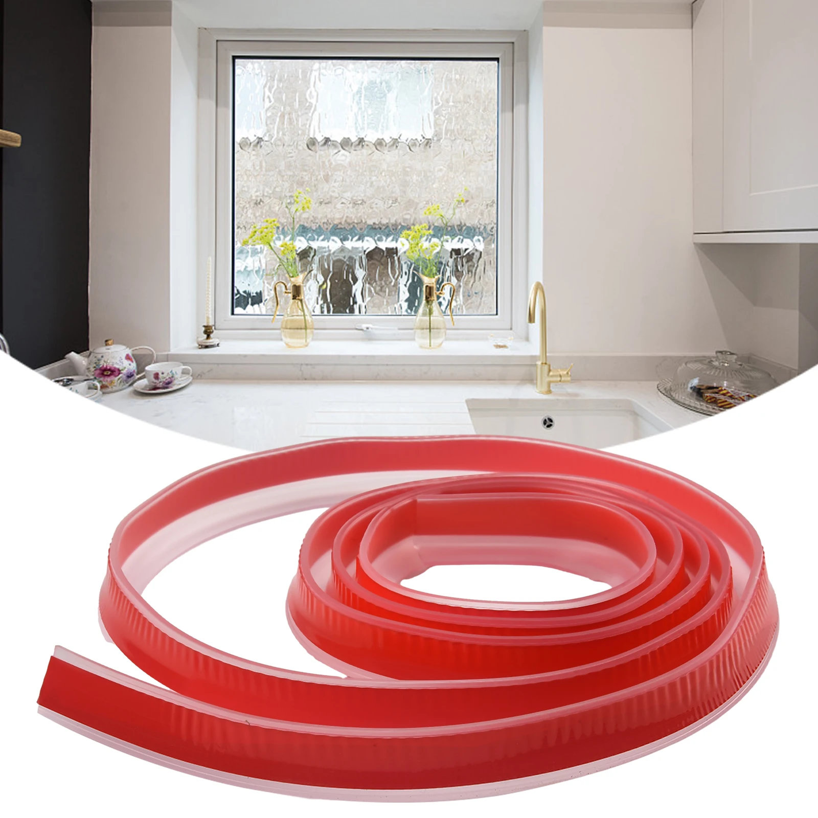 Bathroom Water Barrier Silicone Retaining Strip Dry &Wet Separation Bathroom Sink Countertop Water Stopper 30/50/80cm
Bathroom Water Barrier Silicone Retaining Strip Dry &Wet Separation Bathroom Sink Countertop Water Stopper 30/50/80cm