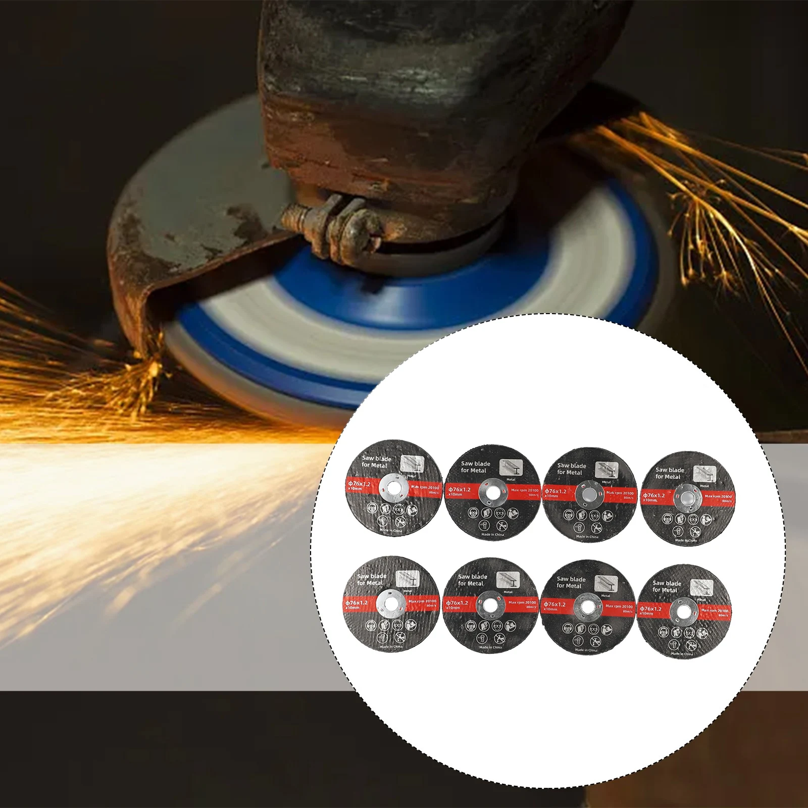 Wear resistant and Long lasting Resin Glue and Ceramic Alumina Cutting Disc 76mm Circular Grinding Wheel Saw Blade
Wear resistant and Long lasting Resin Glue and Ceramic Alumina Cutting Disc 76mm Circular Grinding Wheel Saw Blade