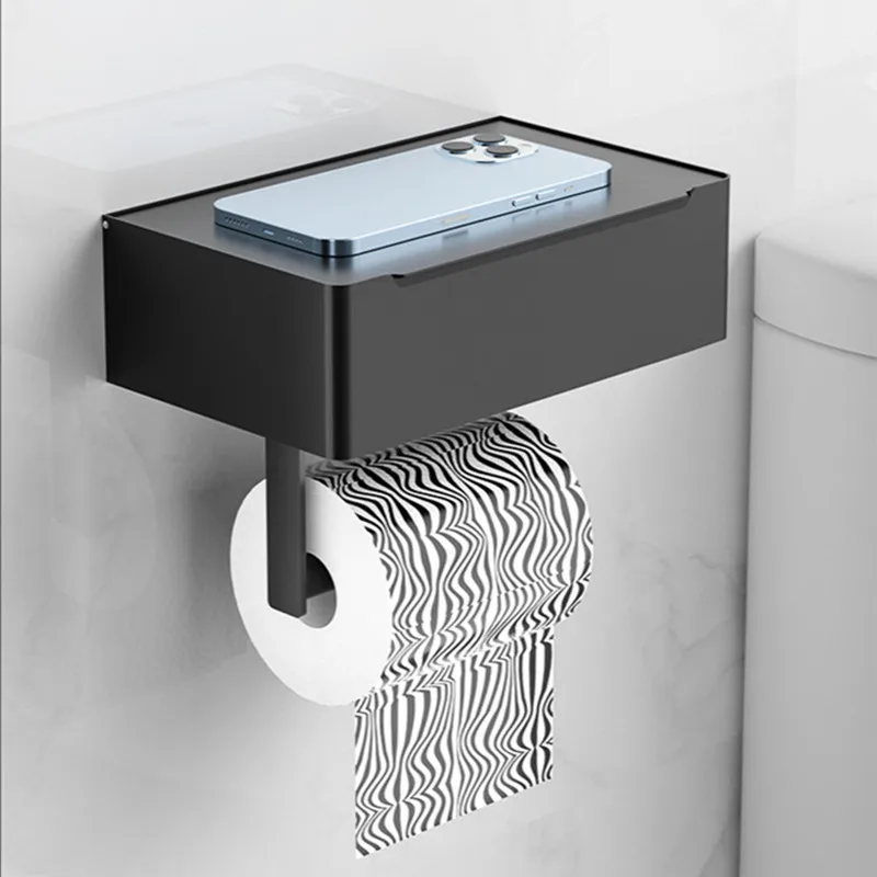Toilet Roll Holder with Wipes Dispenser Black Multi-function Bathroom Storage Rack Roll Paper Holder Stainless Steel Accessories
Toilet Roll Holder with Wipes Dispenser Black Multi-function Bathroom Storage Rack Roll Paper Holder Stainless Steel Accessories