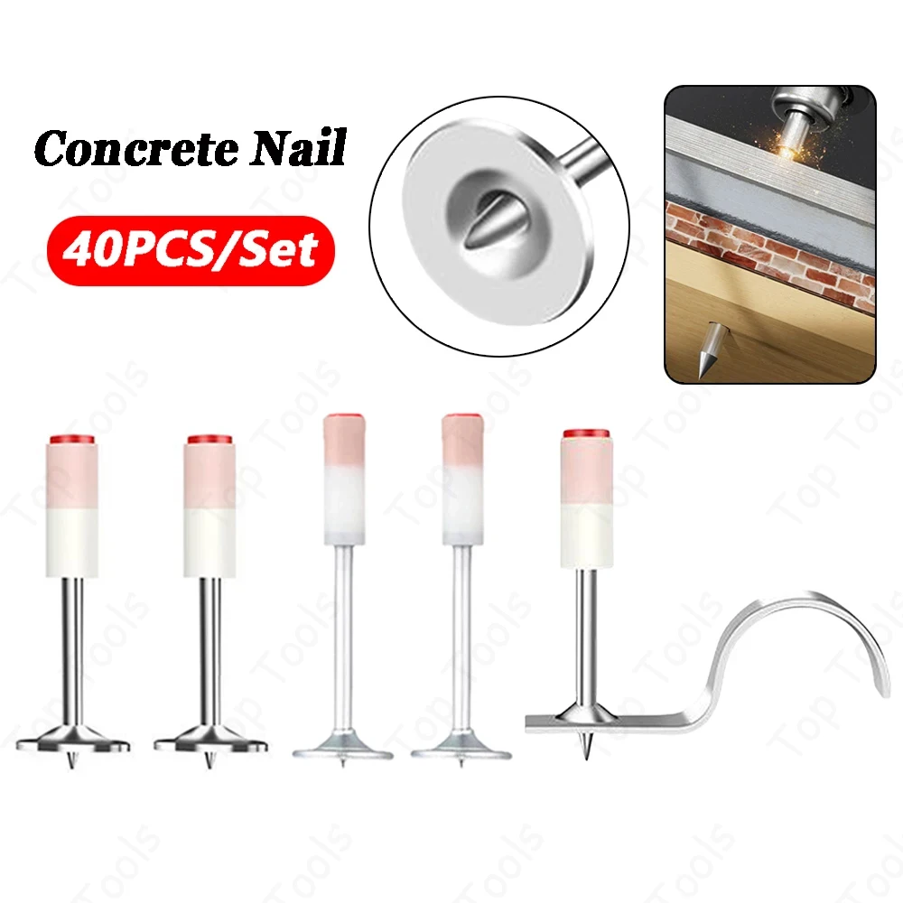 40PCS Silencing Integrated Fixed Ceiling Nail Pipe Clamp Steel Nailer Pneumatic Nailing Gun Wall Fastening Tool Nailer Special
40PCS Silencing Integrated Fixed Ceiling Nail Pipe Clamp Steel Nailer Pneumatic Nailing Gun Wall Fastening Tool Nailer Special