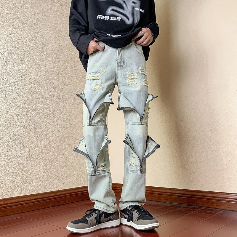 Streetwear Vintage Jeans High Waisted Blue Y2k Fashion Stitching Process Trousers For Women Summer Korean Style Denim Long Pants
Streetwear Vintage Jeans High Waisted Blue Y2k Fashion Stitching Process Trousers For Women Summer Korean Style Denim Long Pants