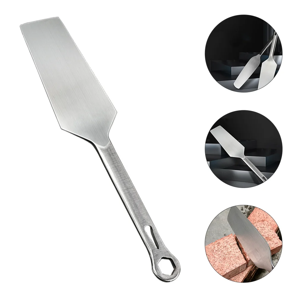 

Multifunctional Brick Knife Putty Bricklaying Trowel Construction Spatula Paint Tools Gauging Stainless Steel