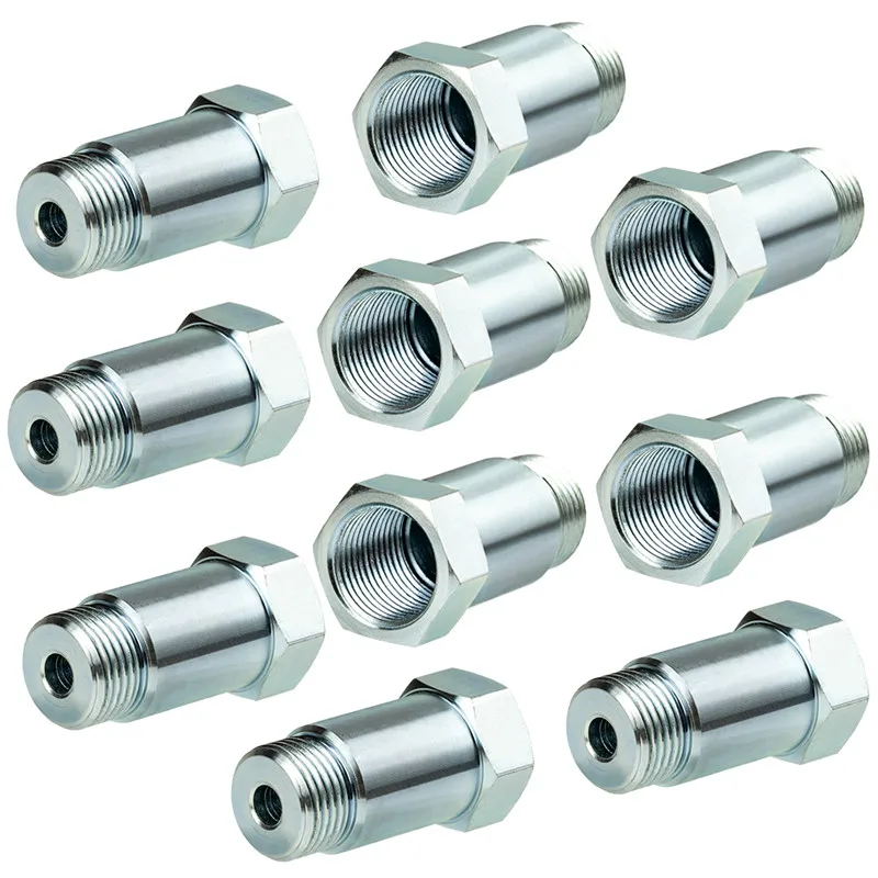 10PCS New Oxygen O2 Sensor Extender 32mm 45mm M18 x 1.5mm Bung Adapter Test Pipe For Most Car Replacement Accessories
10PCS New Oxygen O2 Sensor Extender 32mm 45mm M18 x 1.5mm Bung Adapter Test Pipe For Most Car Replacement Accessories