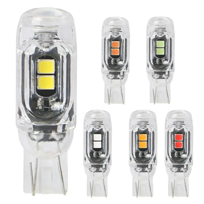 

2pcs T10 LED W5W 194 168 147 152 3030 5smd Car Interior Light Reading Door License Plate Bulbs 12V