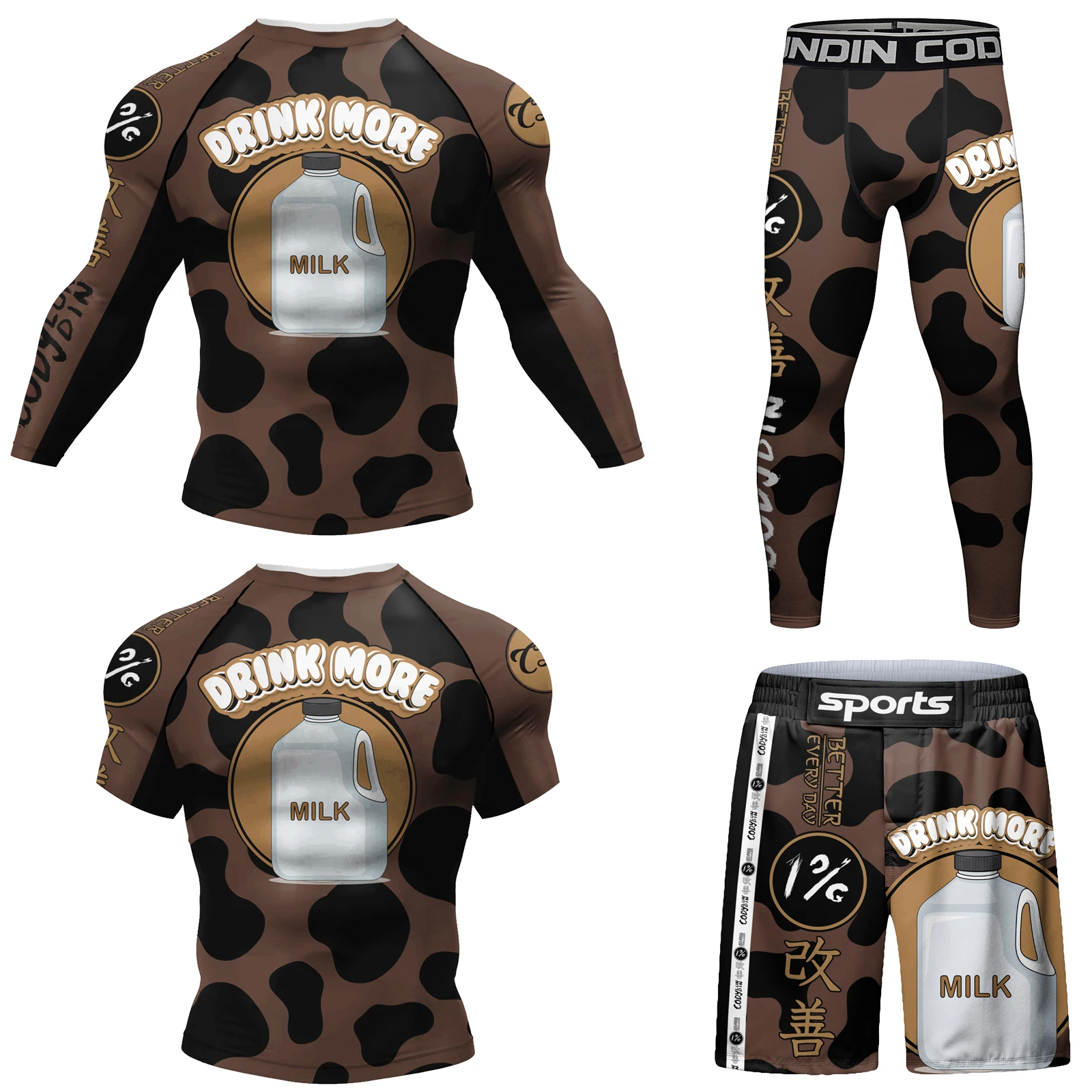 Комплект одежды cody lundin BJJ rashguard для мужчин, шорты и штаны, профессиональный принт, короткие и длинные компрессионные бойцовские комплекты для кикбоксинга
Комплект одежды cody lundin BJJ rashguard для мужчин, шорты и штаны, профессиональный принт, короткие и длинные компрессионные бойцовские комплекты для кикбоксинга