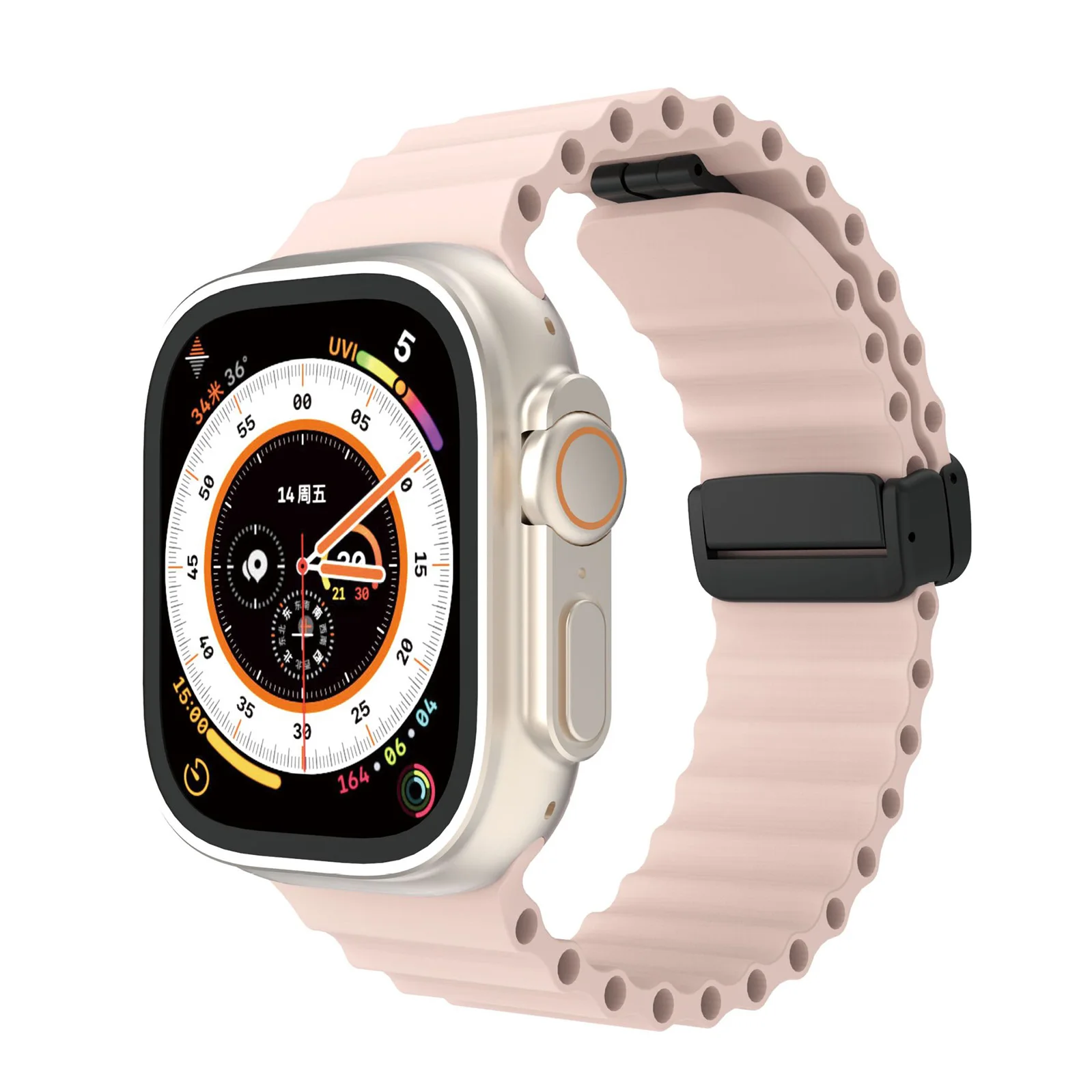 Magnetic Silicone Straps for Apple Watch Ultra 2 Band 49mm 45mm 44mm 40mm 46mm Ocean Bracelet correa iWatch Series 9 8 7 6 SE 10 Magnetic Silicone Straps for Apple Watch Ultra 2 Band 49mm 45mm 44mm 40mm 46mm Ocean Bracelet correa iWatch Series 9 8 7 6 SE 10
