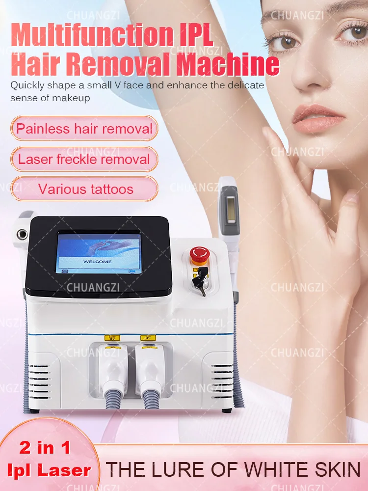 2in1 Picosecond Laser and OPT Laser Tattoo Removal Permanent IPL Laser Hair Removal Machine 4 Wavelength 532nm 755nm 1064nm 1320
2in1 Picosecond Laser and OPT Laser Tattoo Removal Permanent IPL Laser Hair Removal Machine 4 Wavelength 532nm 755nm 1064nm 1320