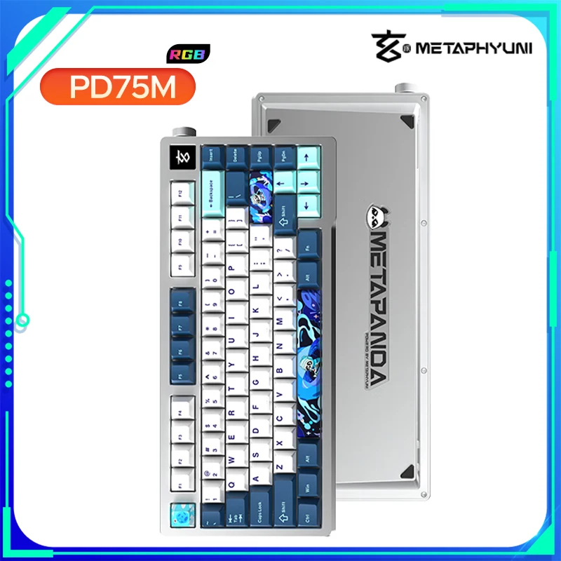 Metapanda Pd75m Mechanical Keyboard Tri Mode RGB Aluminium Alloy Bluetooth Wireless Keyboard Accessory For Computer Office Gift
Metapanda Pd75m Mechanical Keyboard Tri Mode RGB Aluminium Alloy Bluetooth Wireless Keyboard Accessory For Computer Office Gift
