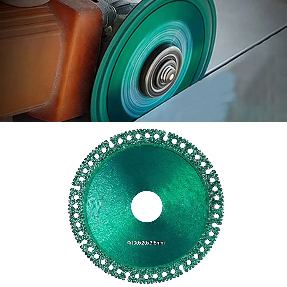 Cutting Disc Blade Diamond Saw Blade Grinding Rock Slab PVC Pipe Aluminum Aluminum Alloy Green Multi-function 10cm/3.93 In
Cutting Disc Blade Diamond Saw Blade Grinding Rock Slab PVC Pipe Aluminum Aluminum Alloy Green Multi-function 10cm/3.93 In