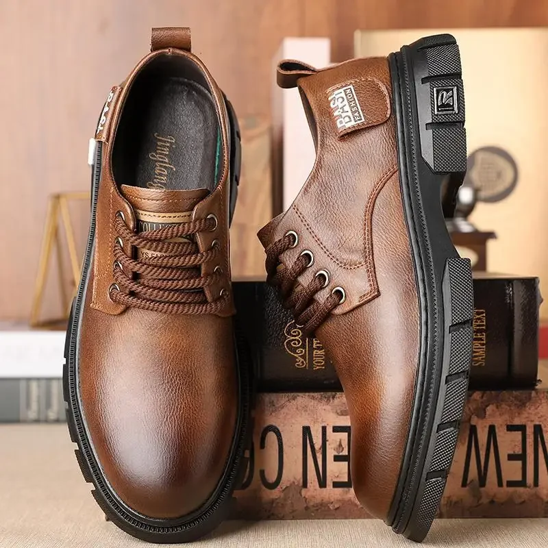 Young Men's Derby British Style Business Formal Wear Retro Business Leather Wedding Shoes Casual Formal Wear
Young Men's Derby British Style Business Formal Wear Retro Business Leather Wedding Shoes Casual Formal Wear