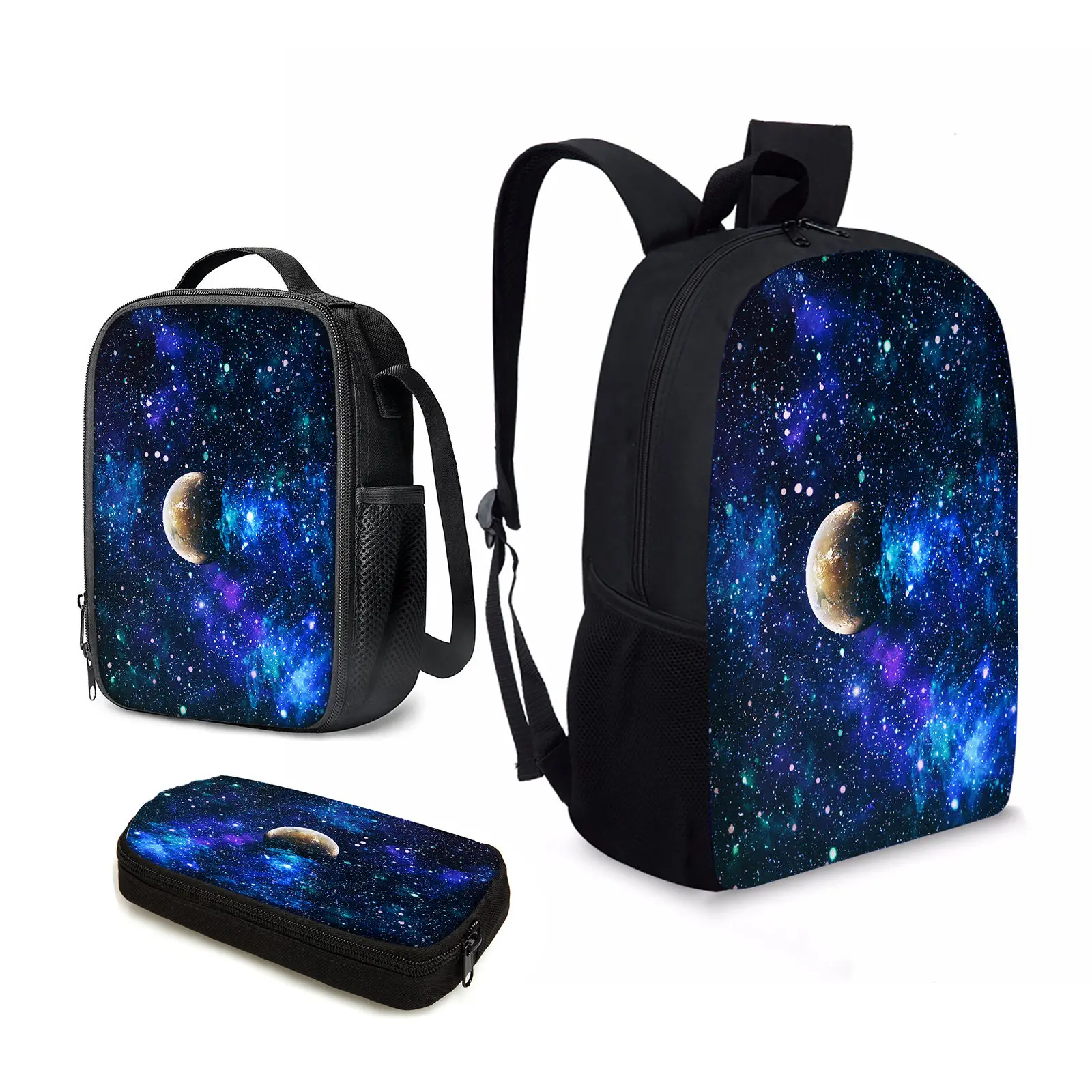 YIKELUO 3D Star/Universe/Space Design Laptop Game Book Bag For Teenagers Moon Print Insulated Lunch Bag Pencil Case Backpack
YIKELUO 3D Star/Universe/Space Design Laptop Game Book Bag For Teenagers Moon Print Insulated Lunch Bag Pencil Case Backpack