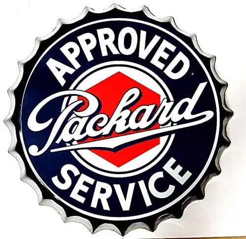 

Tin Sign Bottle Cap Metal Tin Sign Garage Auto Service , Round Metal Signs for Home and Kitchen Bar Cafe Gas Station Garage