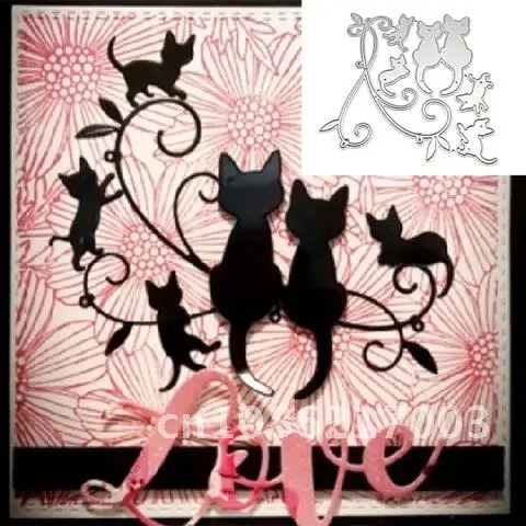 Metal Cats Cutting Dies Stencil DIY Scrapbooking Album Paper Card Template Mold Embossing Decoration
Metal Cats Cutting Dies Stencil DIY Scrapbooking Album Paper Card Template Mold Embossing Decoration