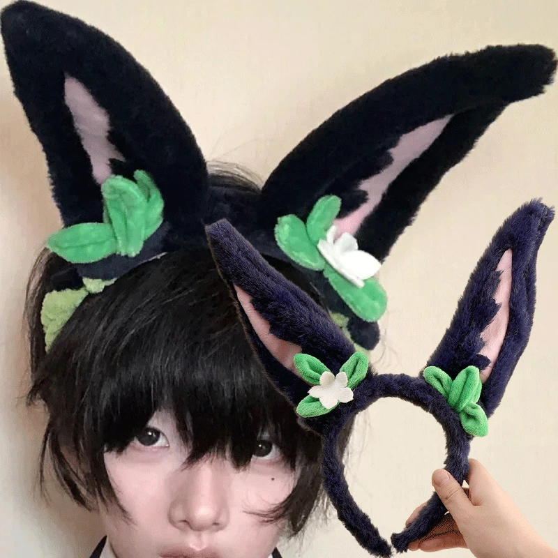 

Cute Plush Bunny Ears Headwear Rabbit Ears Headband Rabbit Headwears Anime Japanese Bunny Hairpin Jk Cosplay Hair Accessories