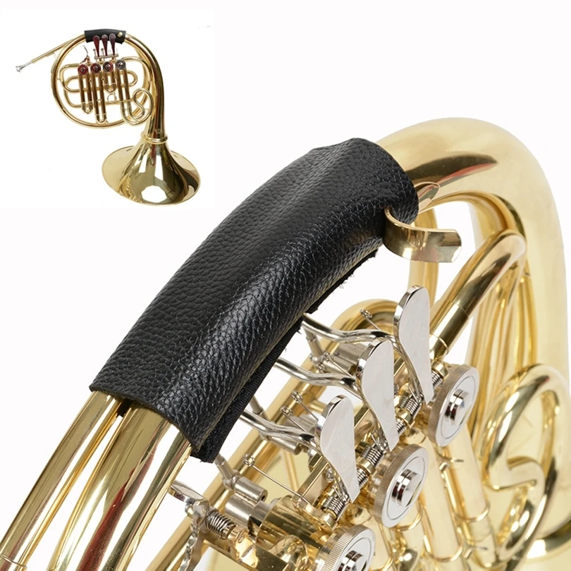 Cowhide Genuine Leather Durable Black French Horn Hand Guard Pad Protective Cover for Prevent Sweat Erosion
Cowhide Genuine Leather Durable Black French Horn Hand Guard Pad Protective Cover for Prevent Sweat Erosion