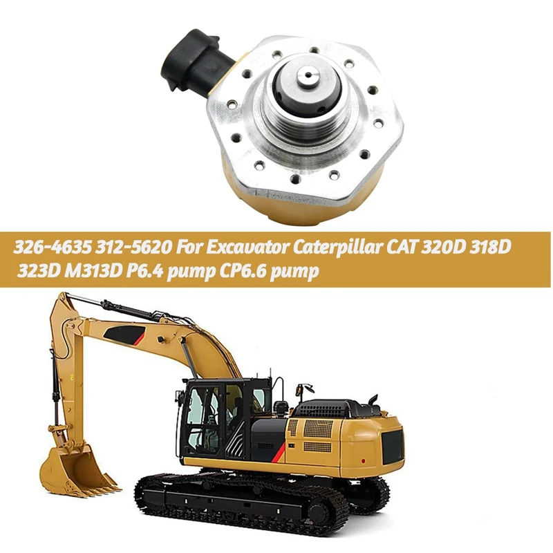 Excavator Engine Fuel Pump Solenoid Valve 326-4635 3125620 For Caterpillar CAT 320D 318D 323D M313D P6.4 Pump CP6.6 Pump Parts
Excavator Engine Fuel Pump Solenoid Valve 326-4635 3125620 For Caterpillar CAT 320D 318D 323D M313D P6.4 Pump CP6.6 Pump Parts