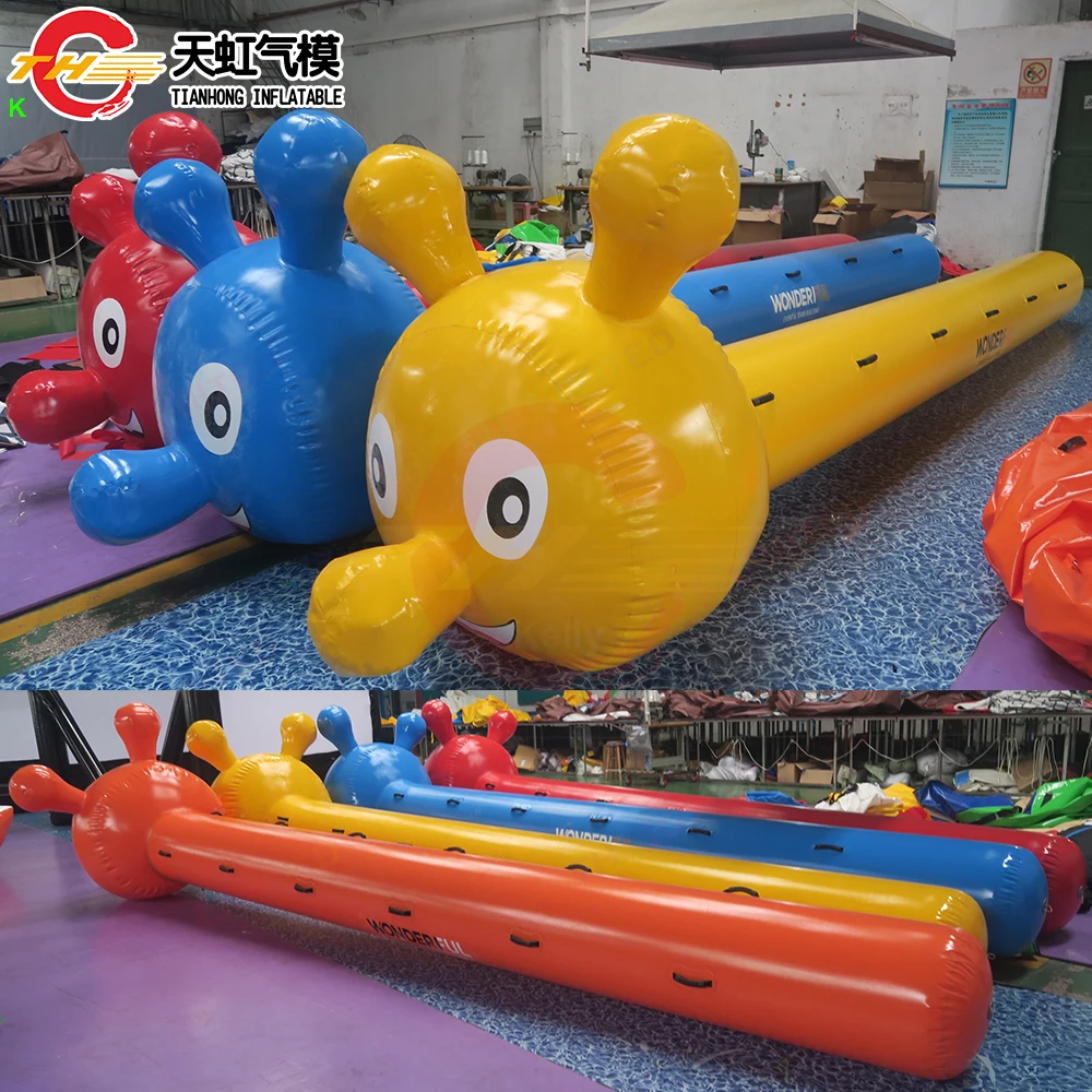 

Free Shipping 5m/6m/7m Inflatable Caterpillar Pipe Games Team Building Inflatable Jumping Tubes for Sale