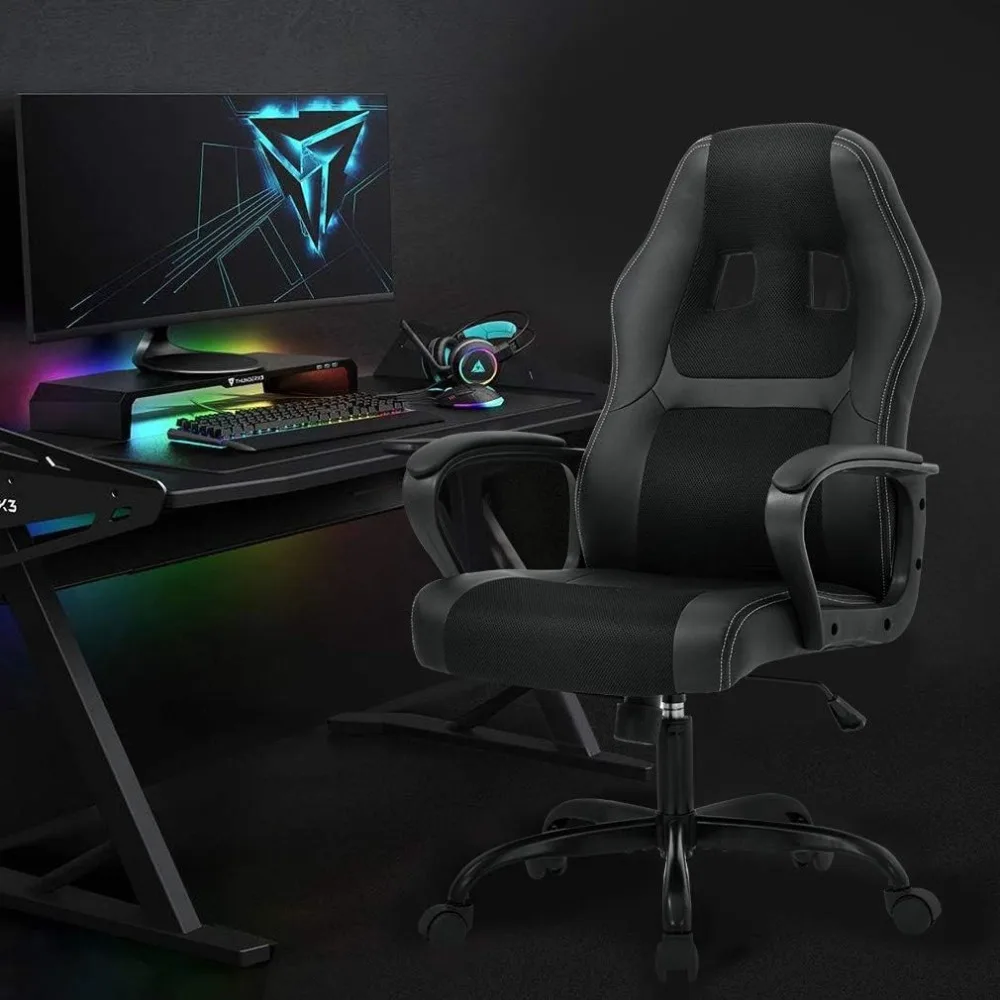 BestOffice PC Gaming Chair Massage Office Chair Ergonomic Desk Chair Adjustable PU Leather Racing
BestOffice PC Gaming Chair Massage Office Chair Ergonomic Desk Chair Adjustable PU Leather Racing