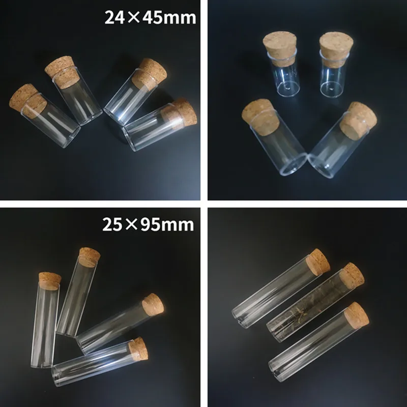 20Pcs 50Pcs 100Pcs 24×45mm 25×95mm Flat Bottom Tea Plastic Test Tube Drosophila Vials Culture Tube with Cork Stoppers
20Pcs 50Pcs 100Pcs 24×45mm 25×95mm Flat Bottom Tea Plastic Test Tube Drosophila Vials Culture Tube with Cork Stoppers