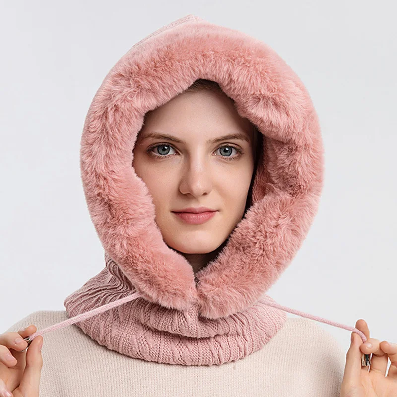 Thicken Fleece one-piece Hat Women Knitted Fluffy Cap Scarf Mask Set Hood Winter Warm Outdoor Ski Windproof Plush Beanies Bonnet 6 Mallzona S31d115ad36714e2a8f7bfffd18f058b6e Thicken Fleece one-piece Hat Women Knitted Fluffy Cap Scarf Mask Set Hood Winter Warm Outdoor Ski Windproof Plush Beanies Bonnet Mallzona