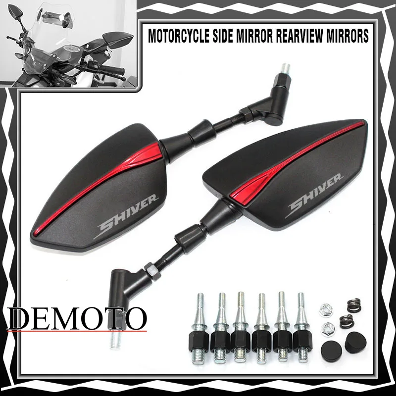 Universal Motorcycle mirror CNC side Rearview for Aprilia SHIVER / GT SHIVER 750 SHIVER 900
Universal Motorcycle mirror CNC side Rearview for Aprilia SHIVER / GT SHIVER 750 SHIVER 900