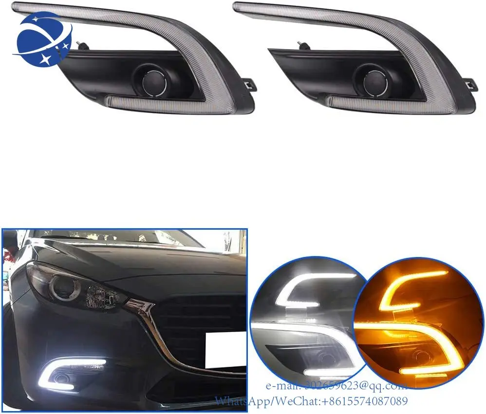 yyhc Superbright LED Daytime Running Light DRL Fit for Mazda 3 Axela 17 Type B Turn Signal Fog Lamp Modified Accessory Two Color
yyhc Superbright LED Daytime Running Light DRL Fit for Mazda 3 Axela 17 Type B Turn Signal Fog Lamp Modified Accessory Two Color
