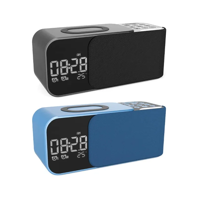 New Promotional Business Ideas Corporate Gift Led Wireless Speaker Wireless Charging Alarm Clock Novelty Gift
New Promotional Business Ideas Corporate Gift Led Wireless Speaker Wireless Charging Alarm Clock Novelty Gift