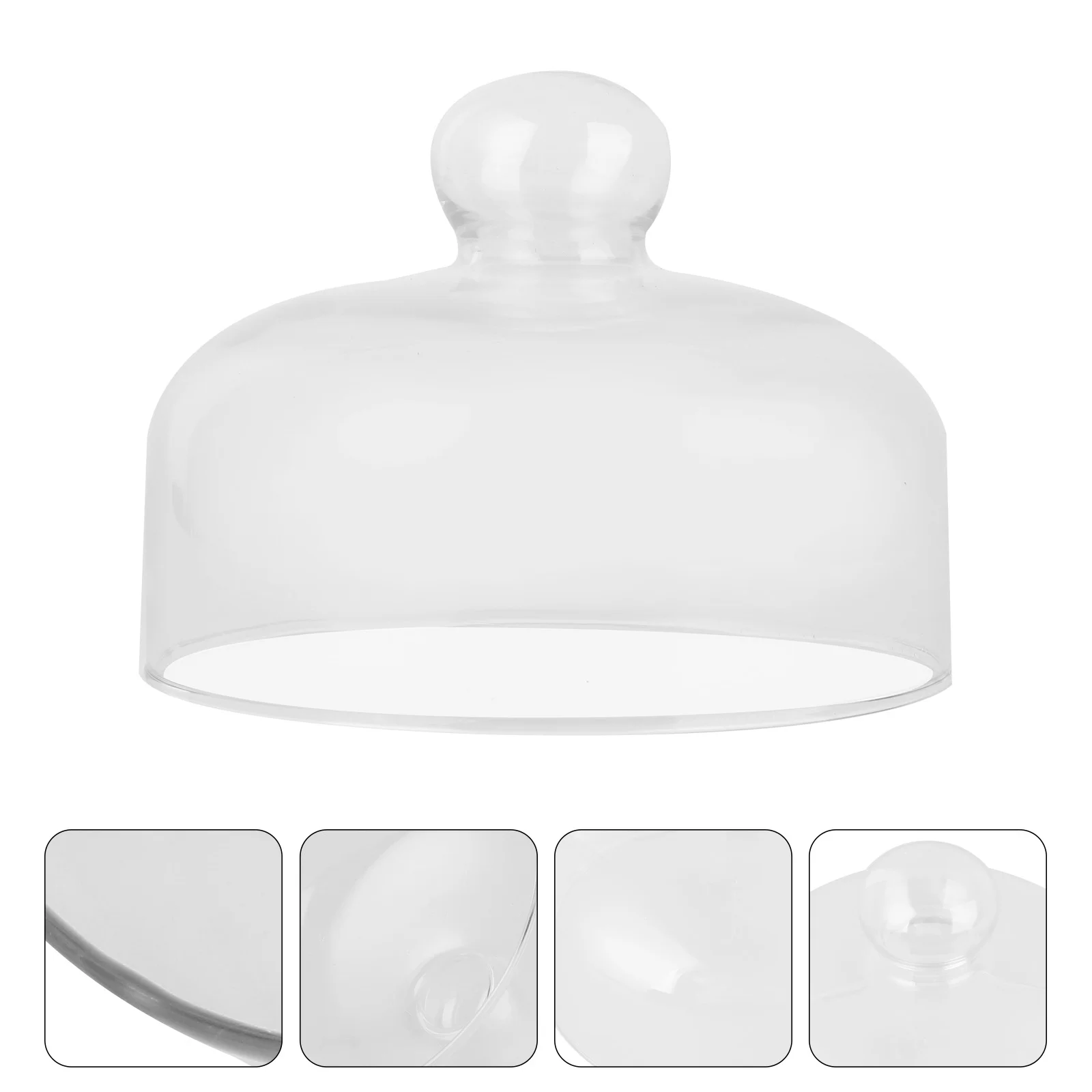 Dome Cover Food Cake Glass Display Dessert Serving Stand Covers Tent Plate Cheese Clear Lid Protector Mini Case Bell Cloche Dish
Dome Cover Food Cake Glass Display Dessert Serving Stand Covers Tent Plate Cheese Clear Lid Protector Mini Case Bell Cloche Dish