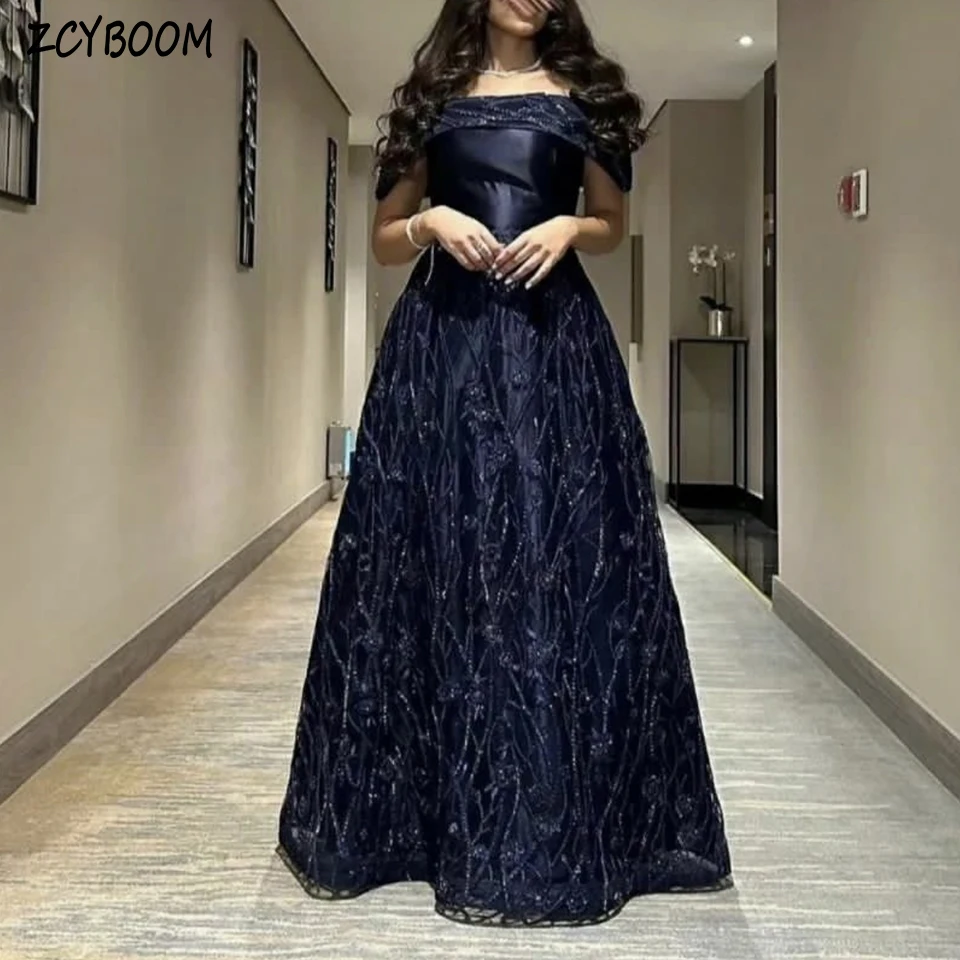 Charming Navy BlueBoat Neck Flowers Sequin Sleeveless Evening Dress 2023 A-Line Floor Length Tulle Custom Made Party Prom Dress
Charming Navy BlueBoat Neck Flowers Sequin Sleeveless Evening Dress 2023 A-Line Floor Length Tulle Custom Made Party Prom Dress