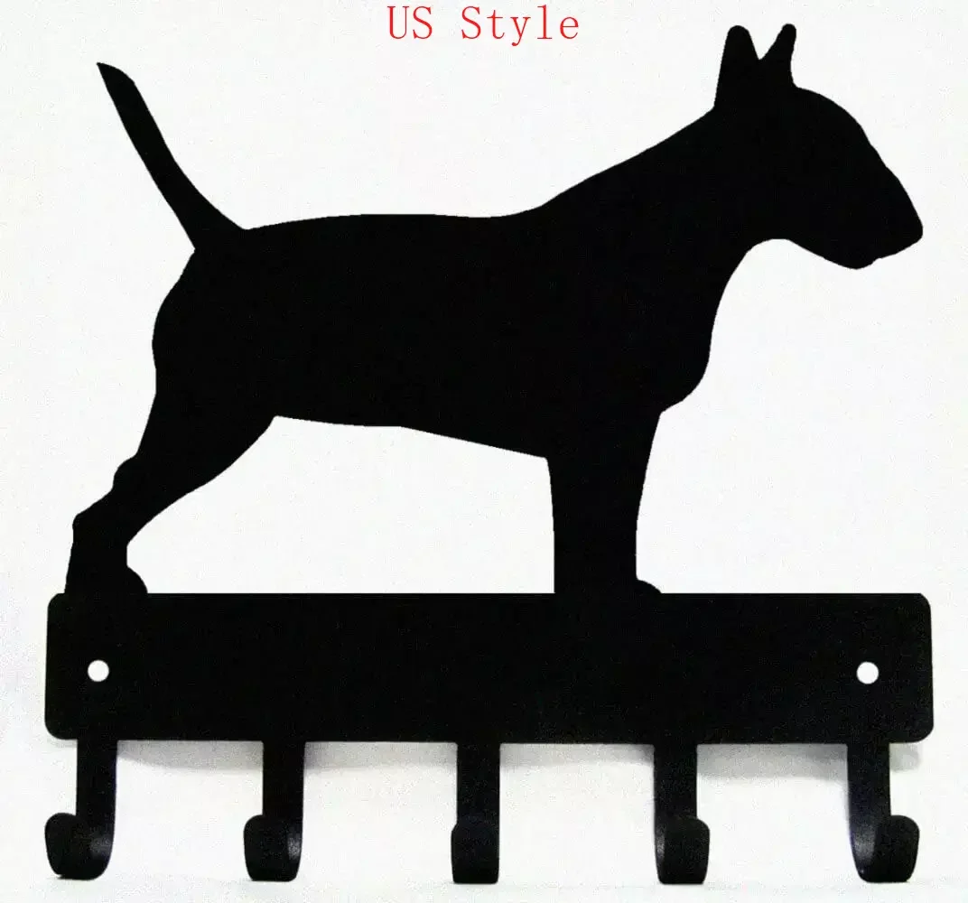 Bull Terrier Dog Key Hooks & Keychain Holder 6 Inch Wide/ 9 Inch Wide Wall Key Holder Bothroom Towel Hooks Garden Home
Bull Terrier Dog Key Hooks & Keychain Holder 6 Inch Wide/ 9 Inch Wide Wall Key Holder Bothroom Towel Hooks Garden Home