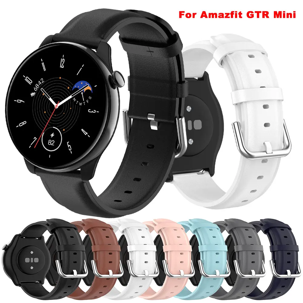 Watch Strap For Huami Amazfit GTR Mini A2174 Leather Wrist Band Bracelet SmartWatch Waterproof Watchband Accessories
Watch Strap For Huami Amazfit GTR Mini A2174 Leather Wrist Band Bracelet SmartWatch Waterproof Watchband Accessories