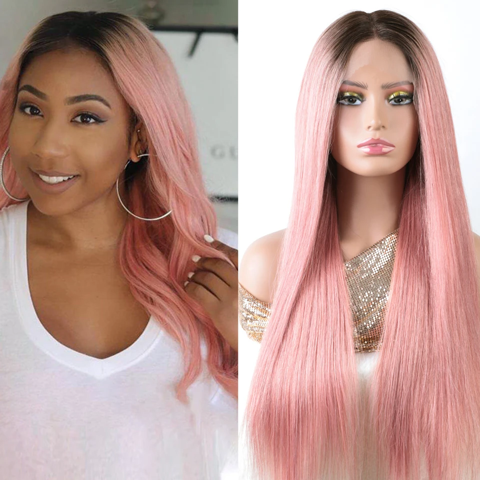 Straight Pink Pre Plucked Ombre Colored Lace Frontal Wigs Human Hair Bone Straight Human Hair Wigs For Women Blonde Orange 99J
Straight Pink Pre Plucked Ombre Colored Lace Frontal Wigs Human Hair Bone Straight Human Hair Wigs For Women Blonde Orange 99J