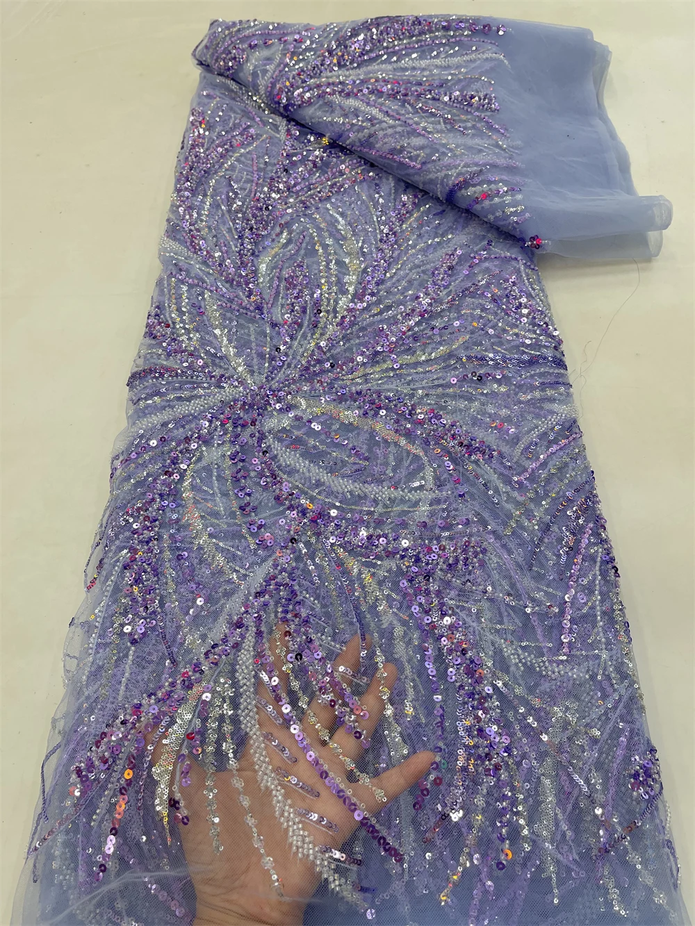 Heavy Beaded African Lace Frabric 2022 High Quality French Tulle Lace Sequins Embroidered Lace Fabric For Evening Dres QF0132
Heavy Beaded African Lace Frabric 2022 High Quality French Tulle Lace Sequins Embroidered Lace Fabric For Evening Dres QF0132