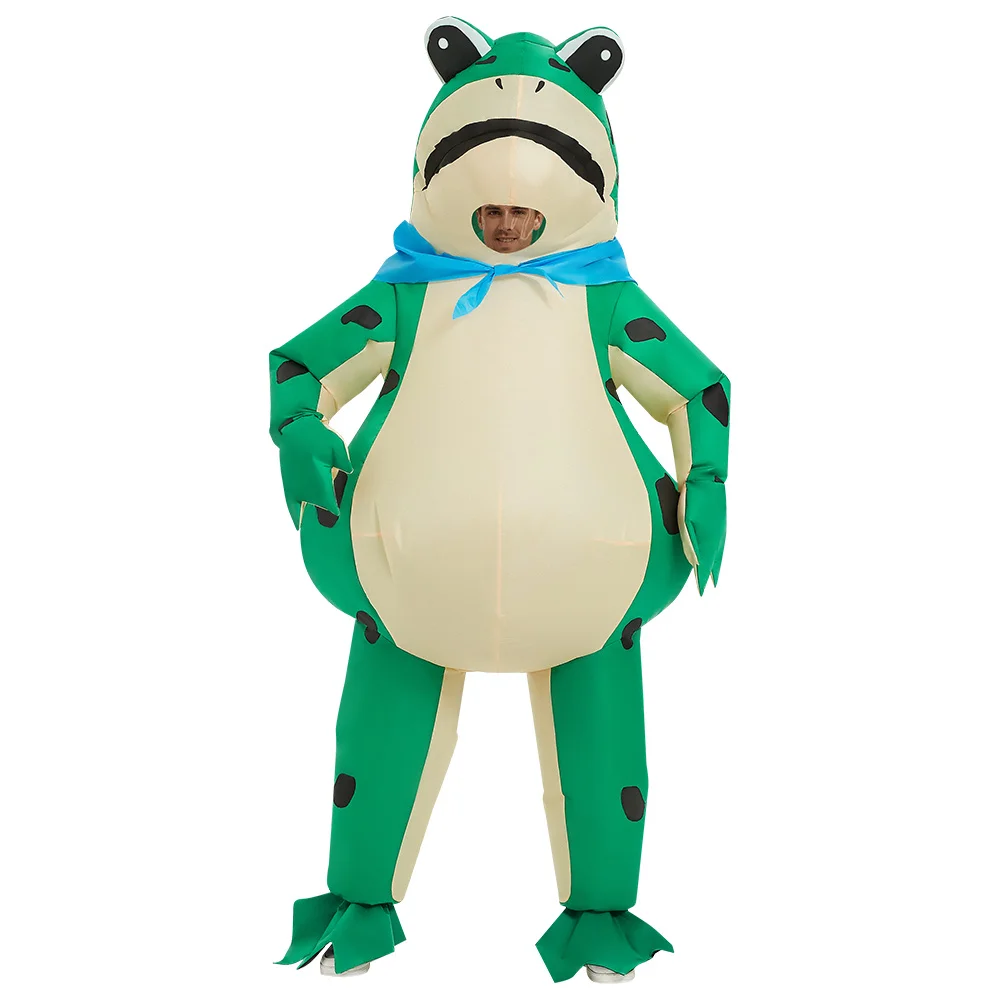 

Funny Frog Costume Cosplay Inflatable Suit Anime Dress Up Halloween Costume for Adult Purim Carnival Party Clothing Disguise