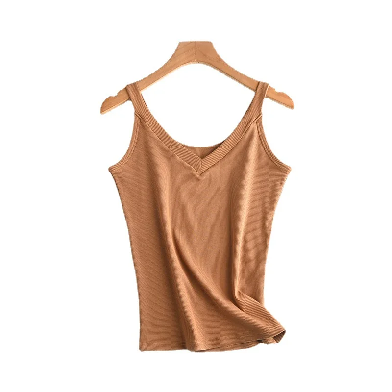 Bottoming Shirt Cotto U V Collar Two Wear Spring Summer Women Inner Camisole Vest Solid Color Sleeveless Korean Outside Sexy Top
Bottoming Shirt Cotto U V Collar Two Wear Spring Summer Women Inner Camisole Vest Solid Color Sleeveless Korean Outside Sexy Top