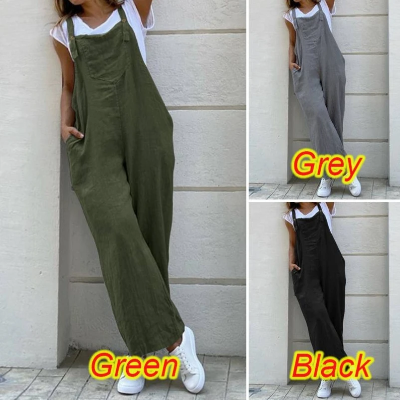 Women Fashion Vintage High Waisted Straight Jumpsuit Streetwear Wide Leg Jumpsuit Casual Solid Color Long Jumpsuit
Women Fashion Vintage High Waisted Straight Jumpsuit Streetwear Wide Leg Jumpsuit Casual Solid Color Long Jumpsuit