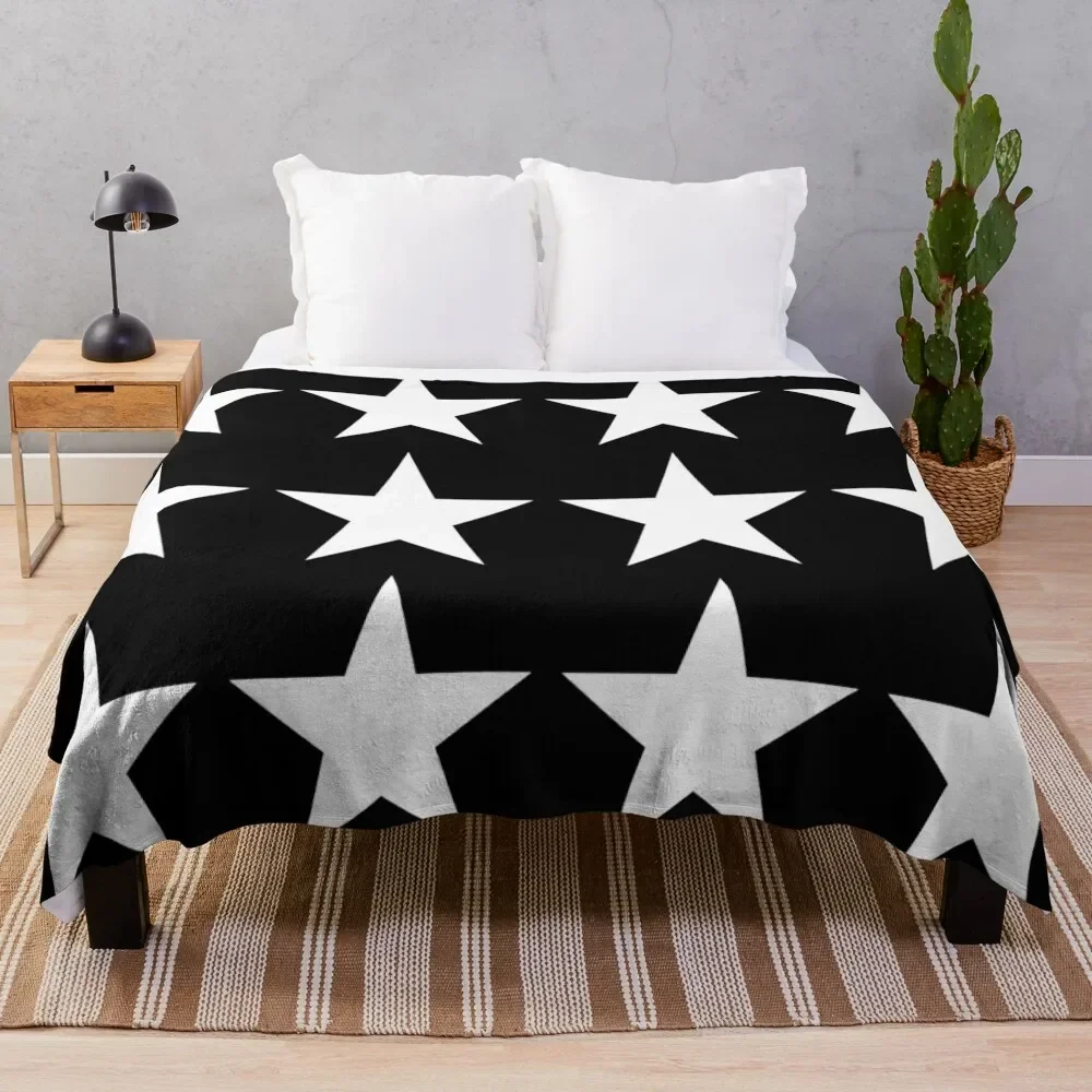 Large WHITE and BLACK STARS Throw Blanket Luxury Designer Nap Luxury Throw Blankets
Large WHITE and BLACK STARS Throw Blanket Luxury Designer Nap Luxury Throw Blankets