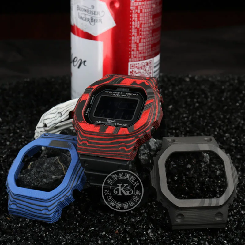 Carbon fiber watch Case For Casio G-SHOCK small block DW5600/GW-B5600 carbon fiber case strap modification bracelet accessories
Carbon fiber watch Case For Casio G-SHOCK small block DW5600/GW-B5600 carbon fiber case strap modification bracelet accessories