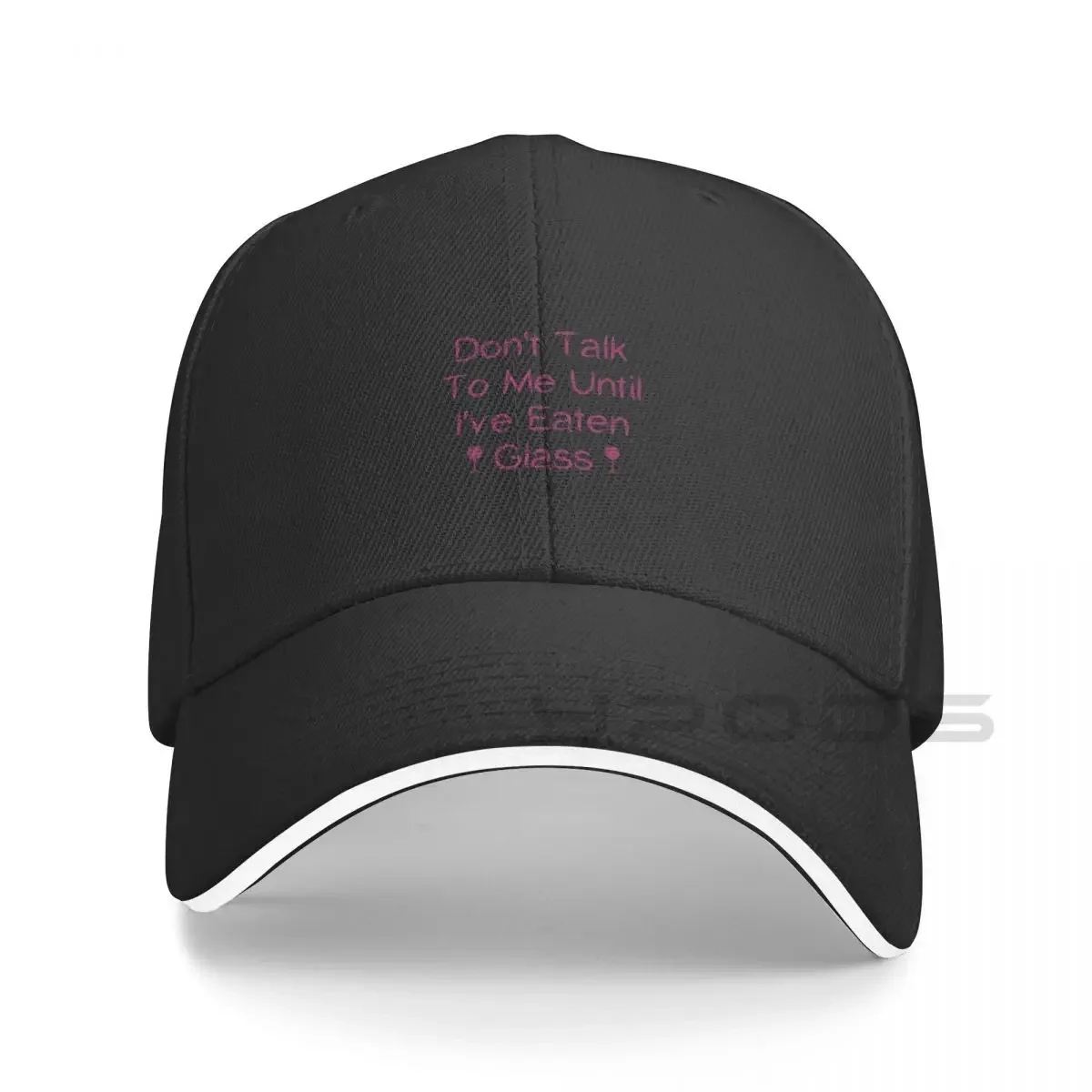 

2023 New Don_t Talk To Me Until I_ve Eaten Glass Funny Oddly Specific Meme Cap Baseball Cap Fishing Hat Caps For Men Women's