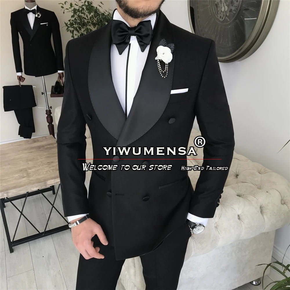 Classic Groom Men Suits Slim Fit Double Breasted Coa Pant Design Latest 2 Pieces Set Formal Wedding Tuxedo Tailored Made Dress
Classic Groom Men Suits Slim Fit Double Breasted Coa Pant Design Latest 2 Pieces Set Formal Wedding Tuxedo Tailored Made Dress